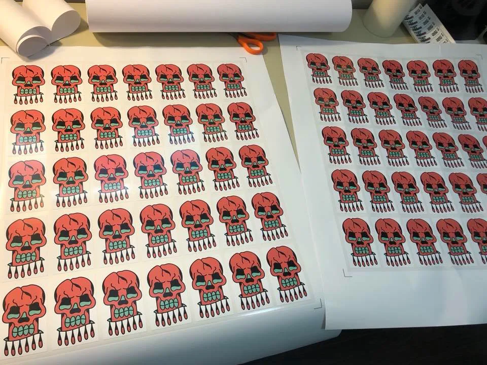 Custom Printed Stickers made by Signs613