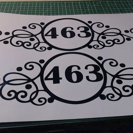 Custom die-cut vinyl decal work by Signs613 — example 8