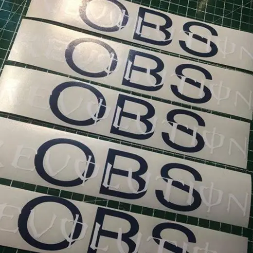 Custom die-cut vinyl decal work by Signs613 — example 9