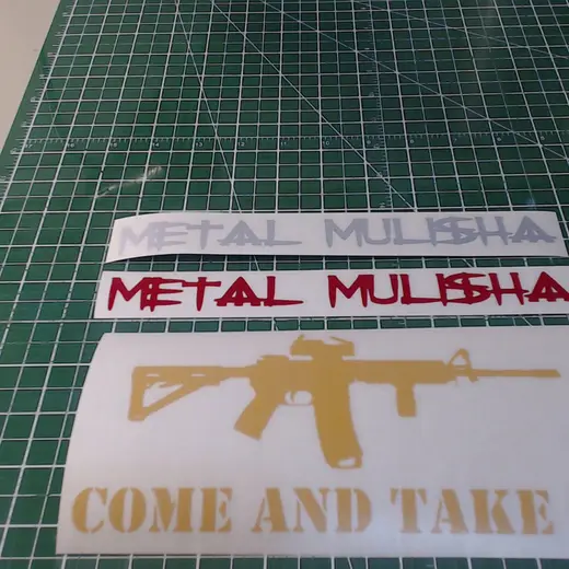 Custom die-cut vinyl decal work by Signs613 — example 16